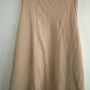 Topshop Beige Button Down Shirt